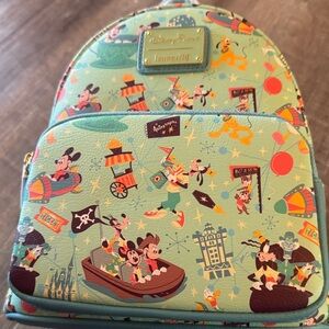 Disney Kids Backpack - Aqua and Multicolor